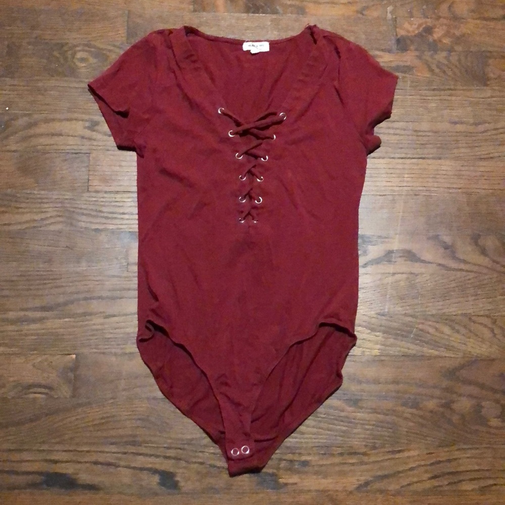 Red bodysuit